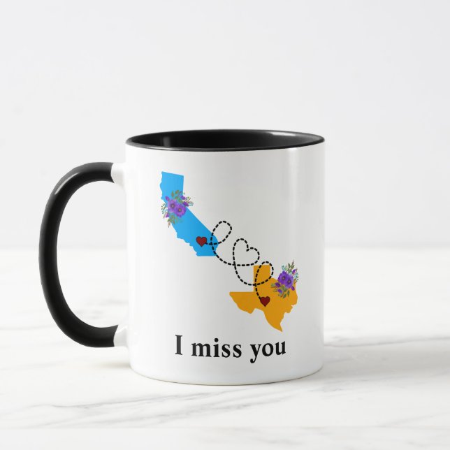 Mug californie-texas, États-Unis de longue distance (Gauche)