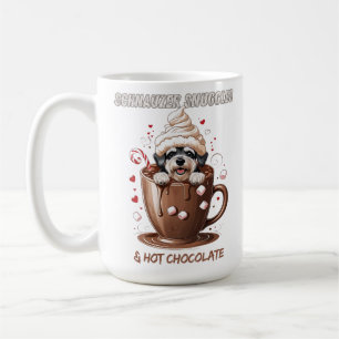 Mug Câlins de Schnauzer & Chocolat Chaud