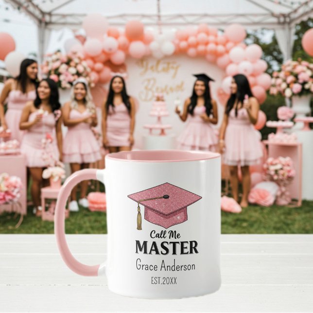 Mug Call me Master - Customizable Cup - Graduation  (Créateur téléchargé)