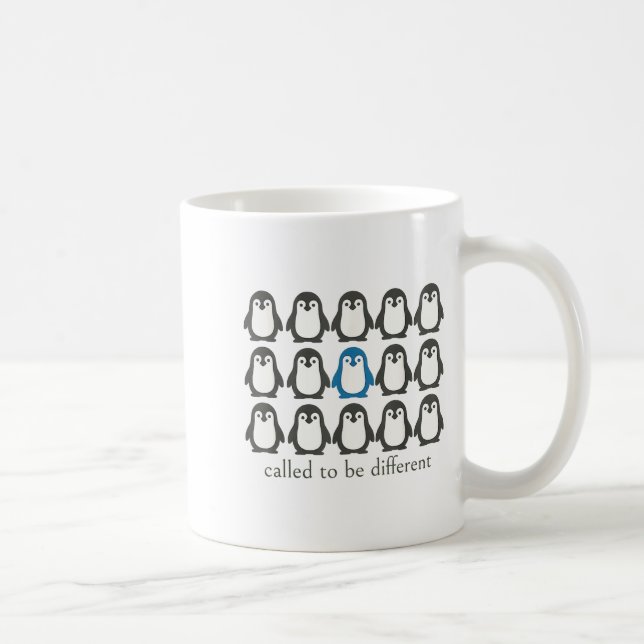 Mug Called To Be Different Christian Penguin Faith Ins (Droite)