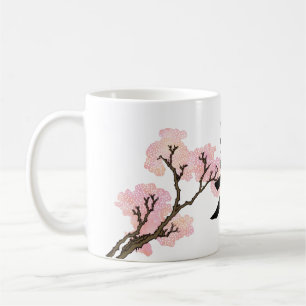 Mug Calligraphie japonaise "Bi" et fleurs de cerisier