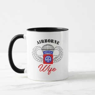 Mug Calligraphie moderne Femme aéroportée