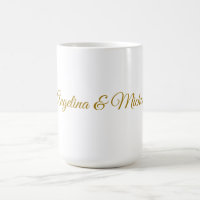 Calligraphie professionnelle Elegant or couleur