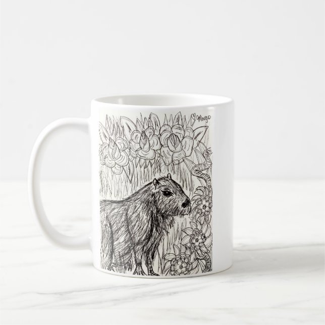 Mug Calme Capybara (Gauche)