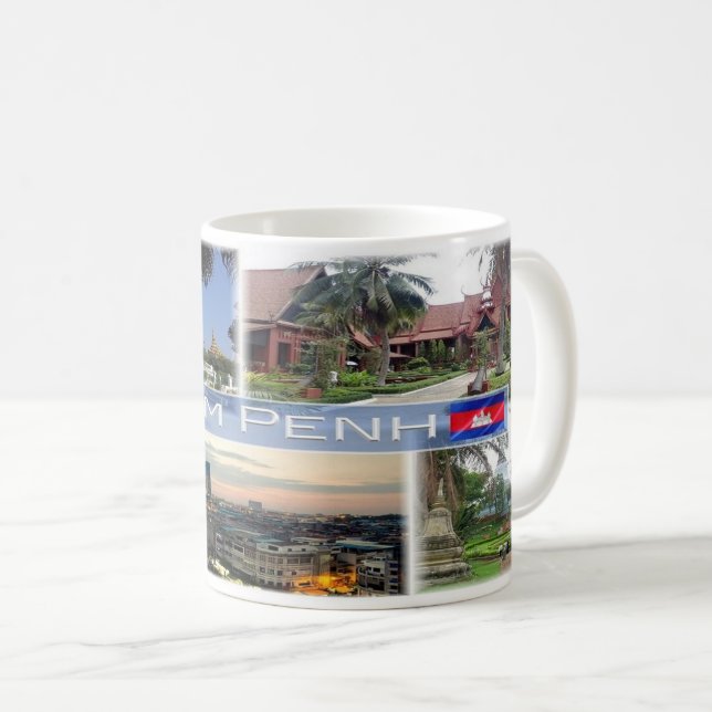 Mug Cambodge - Phnom Penh - (Devant droit)