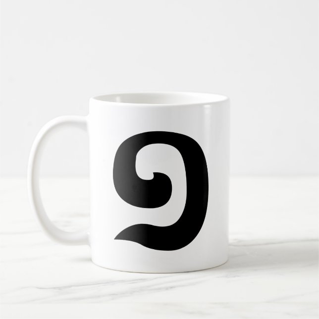 Mug Cambodian Number 1 / One / ១ (Muqj) Khmer (Gauche)