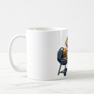 Mug Camel eating a hamburger