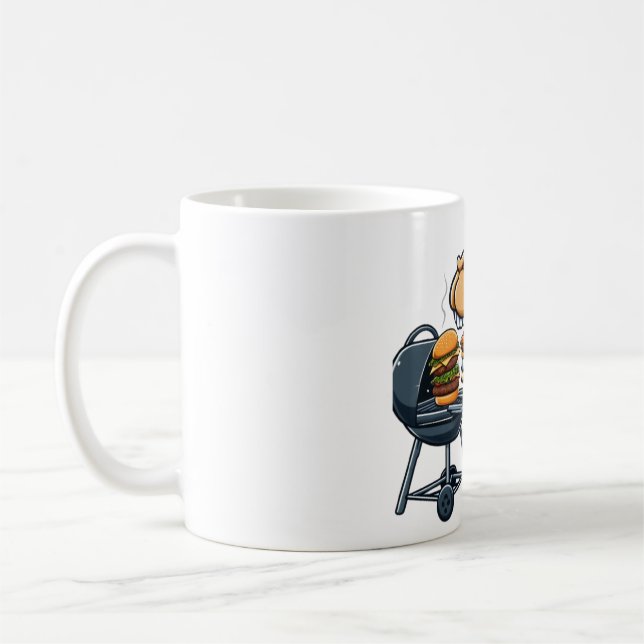 Mug Camel eating a hamburger (Gauche)