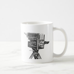 Mug caméra de télévision de studio d'émission des