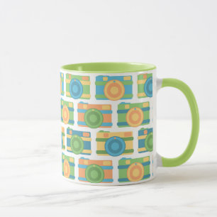 Mug "Caméras rétro colorés"