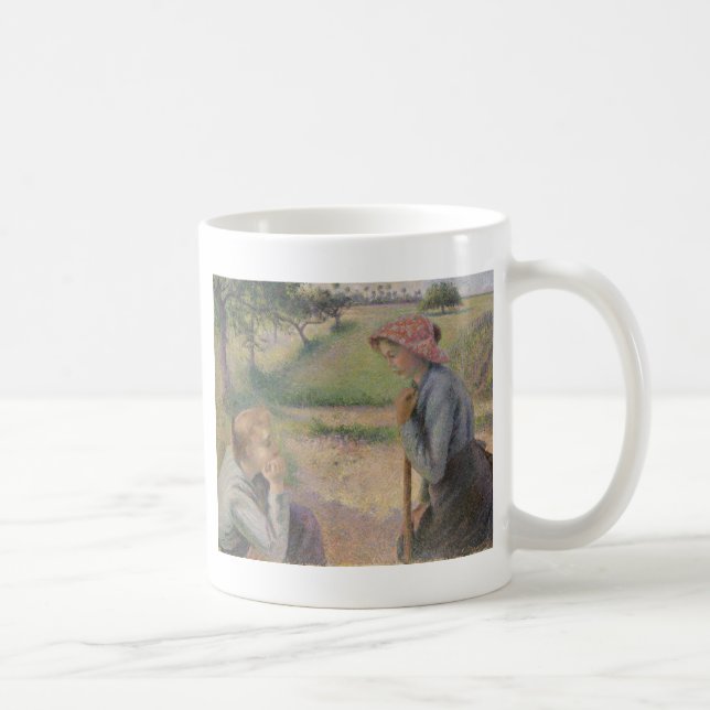 Mug Camille Pissarro | deux jeunes femmes rurales (Droite)