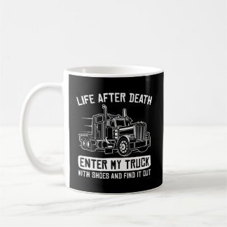 Mug Camion 18 Conducteur de camion de fret de roue