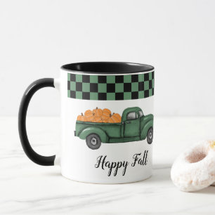 Mug Camion Citrouille vert vintage Musique