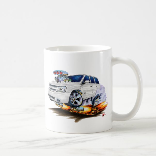 Mug Camion de blanc du pionnier solides solubles (Droite)
