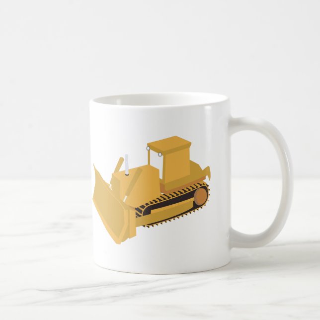 Mug Camion de construction Bulldozer (Droite)