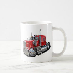 Mug Camion de rouge de Kenworth w900