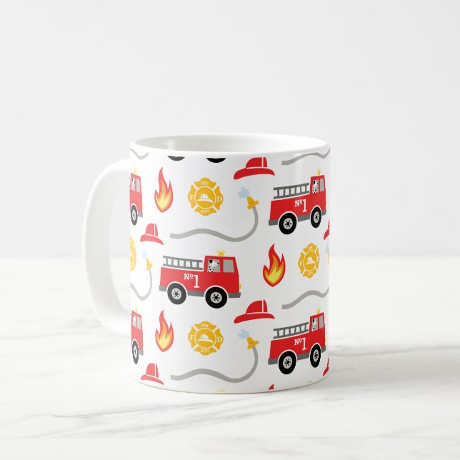 Mug Camion d'incendie (Devant gauche)