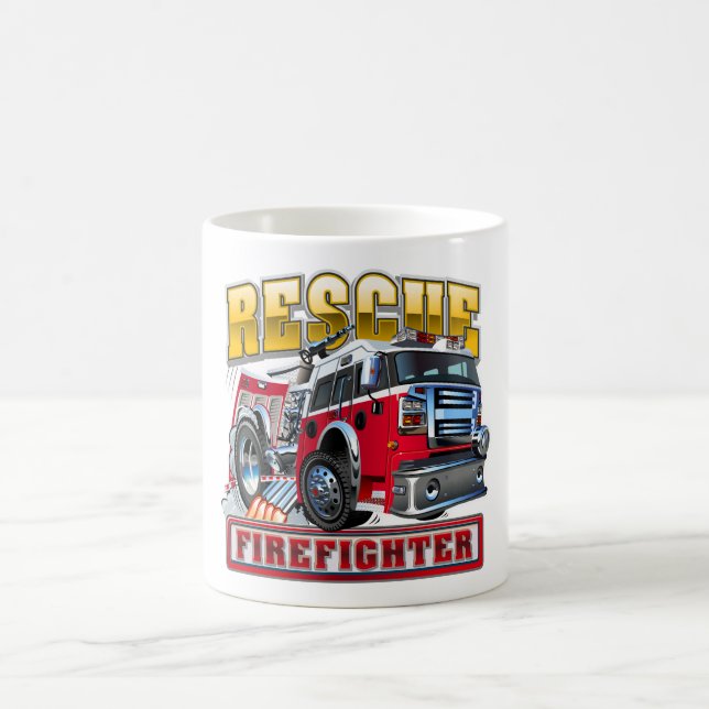 Mug Camion-feu de dessin (Centre)