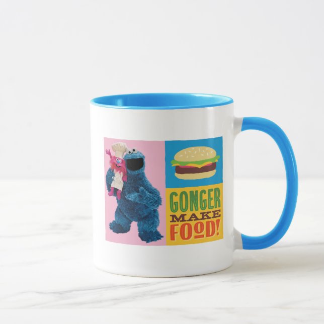 Mug Camion fourré de Cookie Monster | Gonger Make Food (Droite)