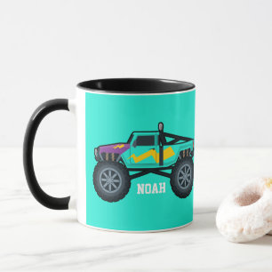 Mug Camion Monster Racing, pour garçons et filles Coff