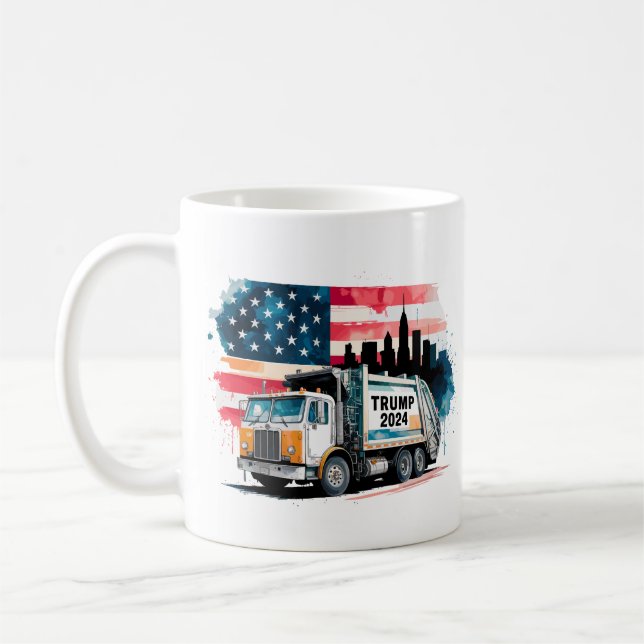 Mug Camion-poubelle pour Trump (Gauche)