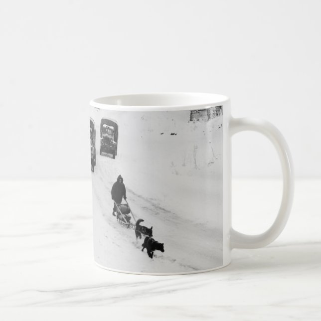 Mug Camions d'Alaska de luge tirée par des chiens et (Droite)