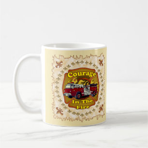 Mug Camions pompiers de Courage