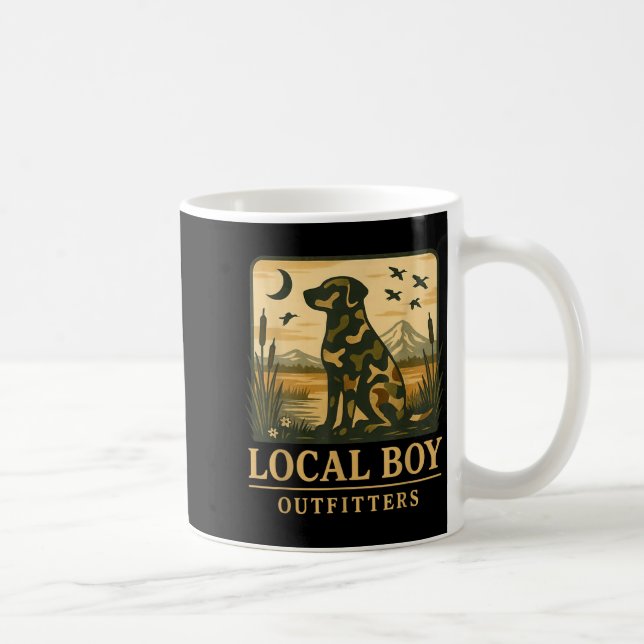 Mug Camo Southern Local Boy Duck Hunting Black Lab Out (Droite)