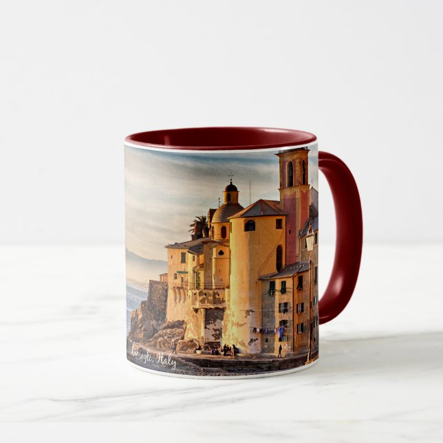 Mug Camogli, Italie photo pittoresque (Devant droit)
