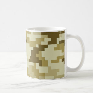 Mug Camouflage 8 bits pour désert numérique / Camo