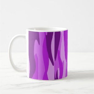 Mug Camouflage Abstrait violet