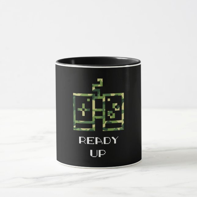 Mug Camouflage Contrôleur de jeu vidéo prêt Gamer (Centre)