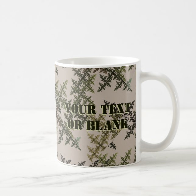 Mug Camouflage fractal - Été (Droite)