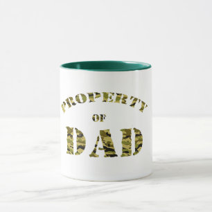 Mug camouflage papa design camo fête des pères cadeau 