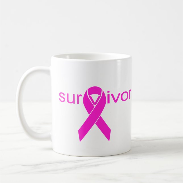 Mug Camouflure de survivant du cancer (Gauche)