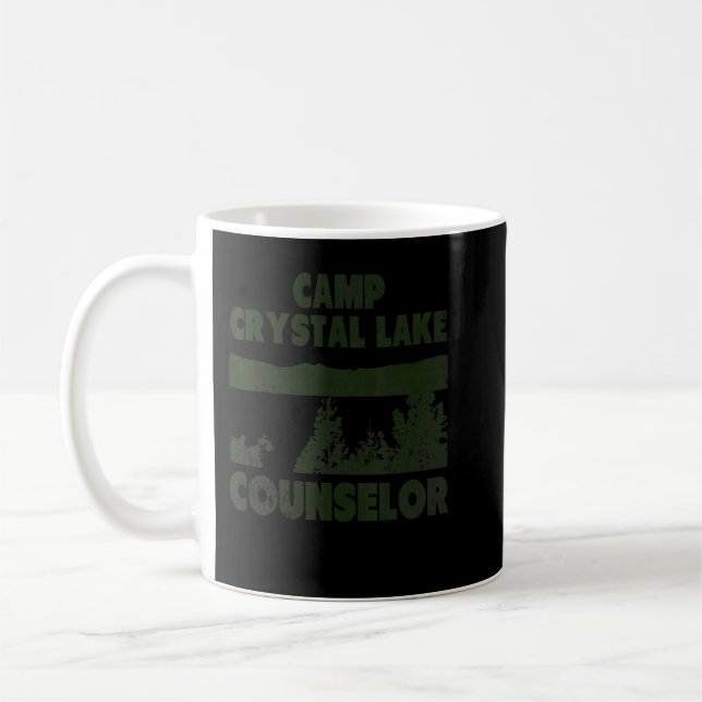 Mug Camp Crystal Lake Conseiller Halloween gre humoris (Gauche)
