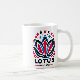 Mug Campagne de Harris 2024 Président Blancs Walz Wa