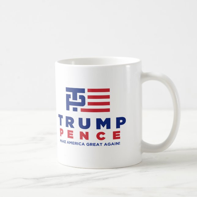 Mug Campagne électorale 2016 de penny de Donald Trump (Droite)