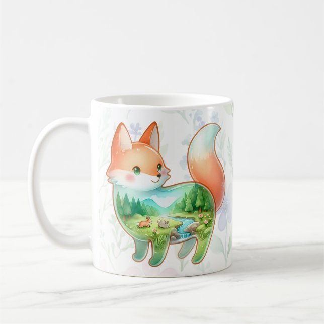 Mug Campagne Fox / Raccoon Dreamscape (Gauche)