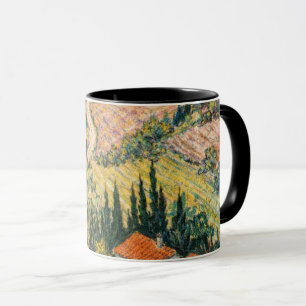 Mug Campagne toscane art vignoble scène rurale