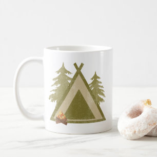 Mug Campement En Situation De Troubles Dans La Nature