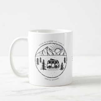 Mug Camper Van en plein air Examen de l'année de voyag