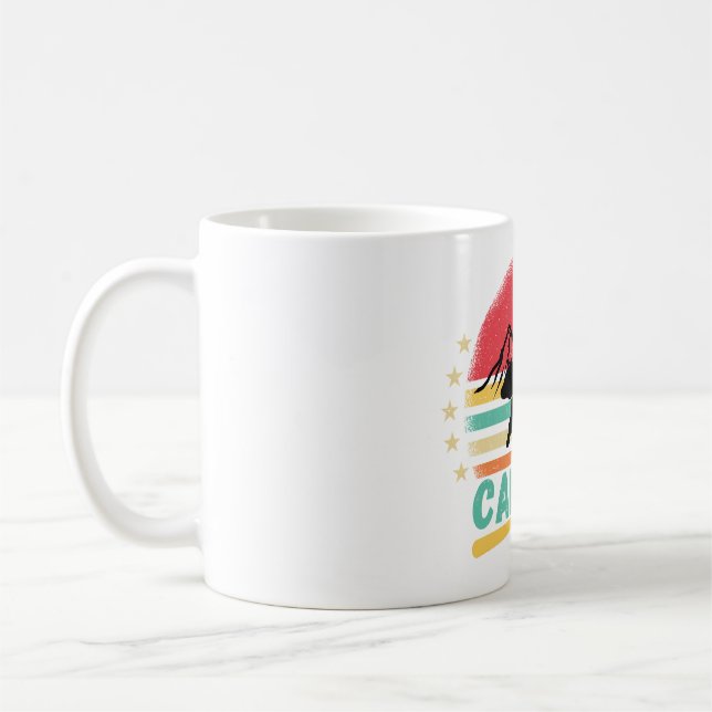 Mug Camping amusant, Camping Vibes (Gauche)