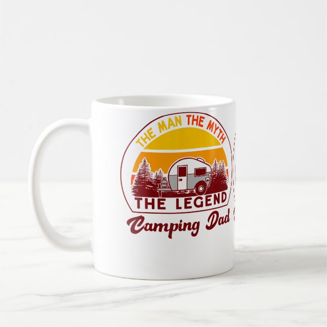 Mug Camping Dad Motorhome Caravan Camper Dad (Gauche)