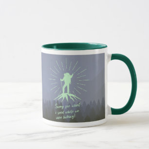 Mug Camping Désolé pour ce que j'ai dit pendant que no
