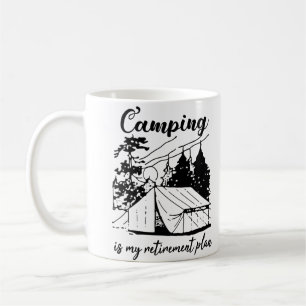 Mug Camping est mon plan de retraite 2021 Drôle campi