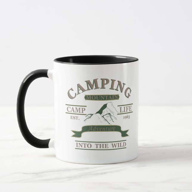 Mug Camping extérieur vie de camping (Gauche)