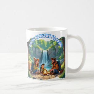 Mug Camping familial rustique moderne