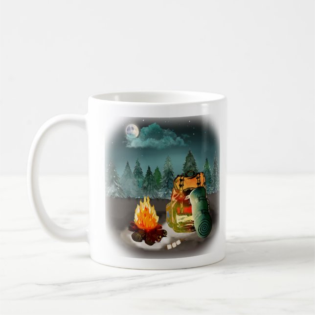 Mug Camping Forest Night Adventure (Gauche)