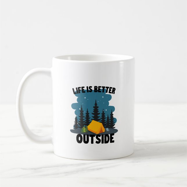 Mug Camping Outdoor Lover (Gauche)